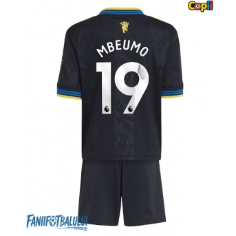 Manchester United Bryan Mbeumo #19 Echipament de Fotbal Replică 2025-26 Copii Treilea (+ Șorturi)